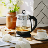 1.5 L Glass Kettle with Tea Infuser and Temperature Control, 2200W, LED, 60–100°C, Adler AD 1299, Black