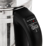 1.5 L Glass Kettle with Tea Infuser and Temperature Control, 2200W, LED, 60–100°C, Adler AD 1299, Black