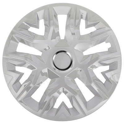 NRM Perfecto 15'' Universal Car Hubcap, Silver Painted, 1 piece