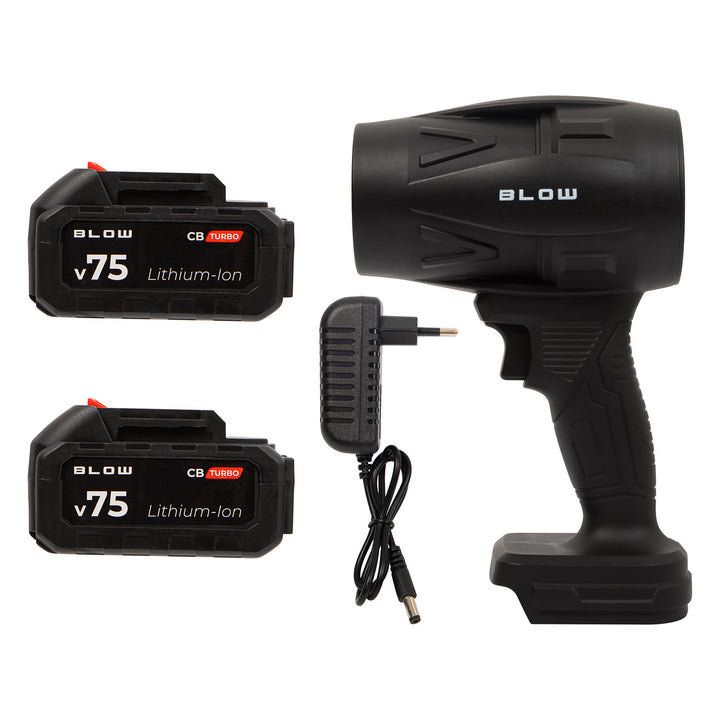 BLOW 21V CB TURBO Cordless Blower, 130,000 RPM, 2.4 Ah, Carrying Case