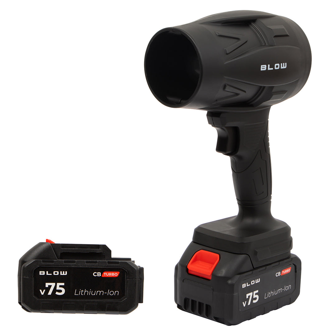BLOW 21V CB TURBO Cordless Blower, 130,000 RPM, 2.4 Ah, Carrying Case
