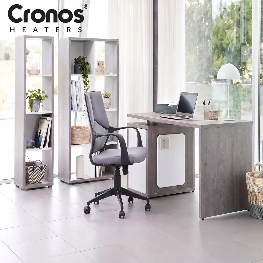 Cronos Under-Desk Infrared Heating Panel, 120W, timer, 3 heat settings, DCH-150