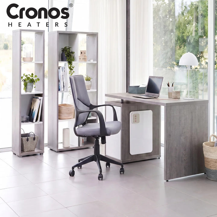 Cronos Under-Desk Infrared Heating Panel, 120W, timer, 3 heat settings, DCH-150