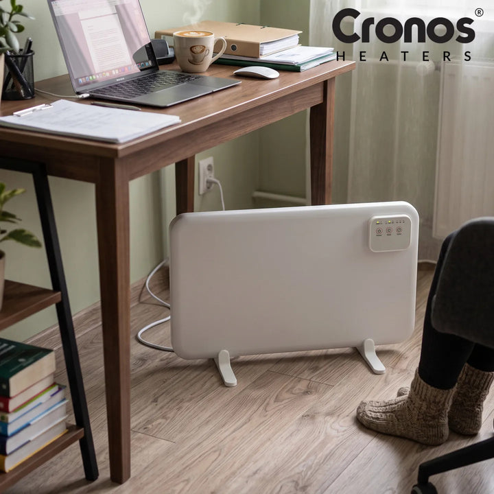 Cronos Under-Desk Infrared Heating Panel, 120W, timer, 3 heat settings, DCH-150