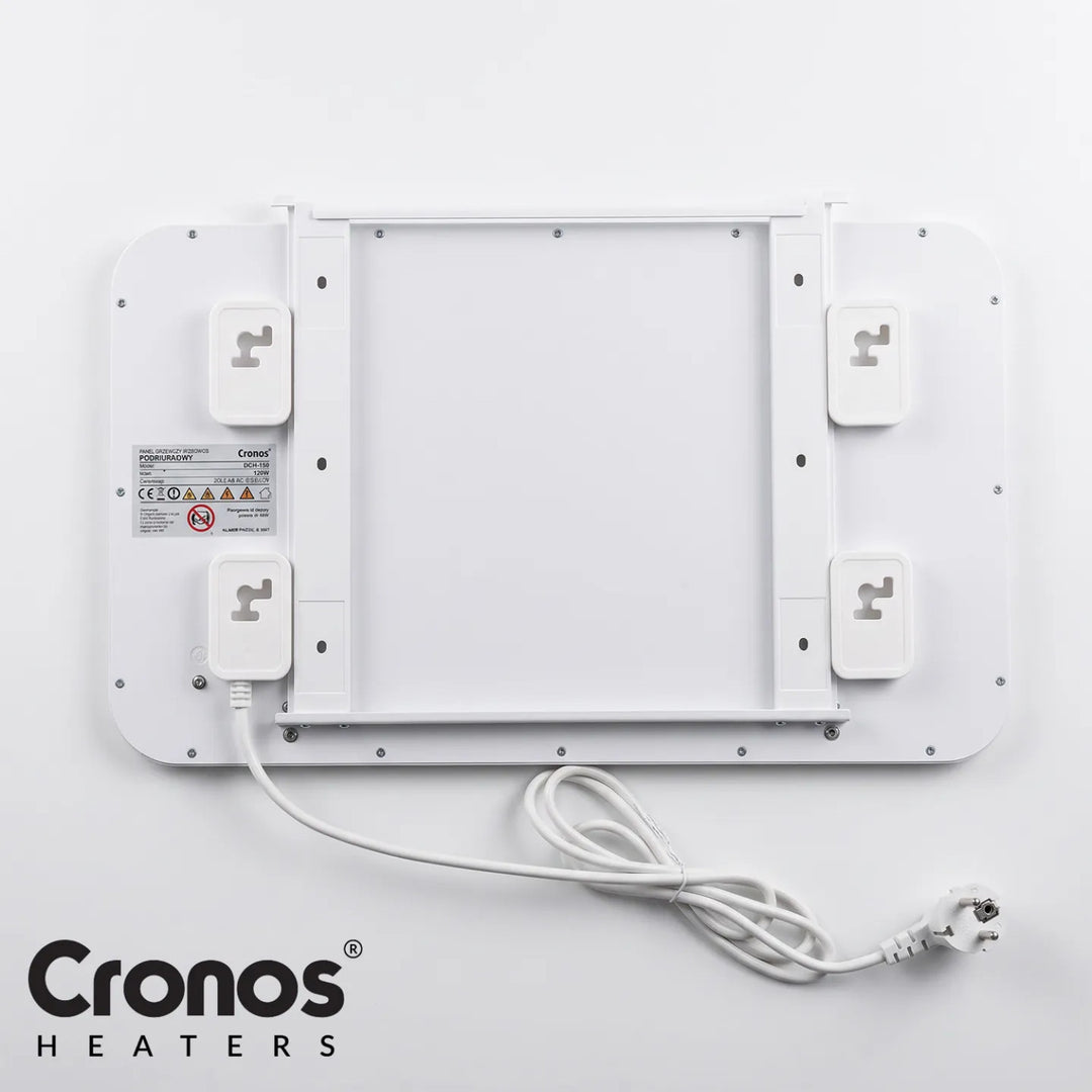 Cronos Under-Desk Infrared Heating Panel, 120W, timer, 3 heat settings, DCH-150