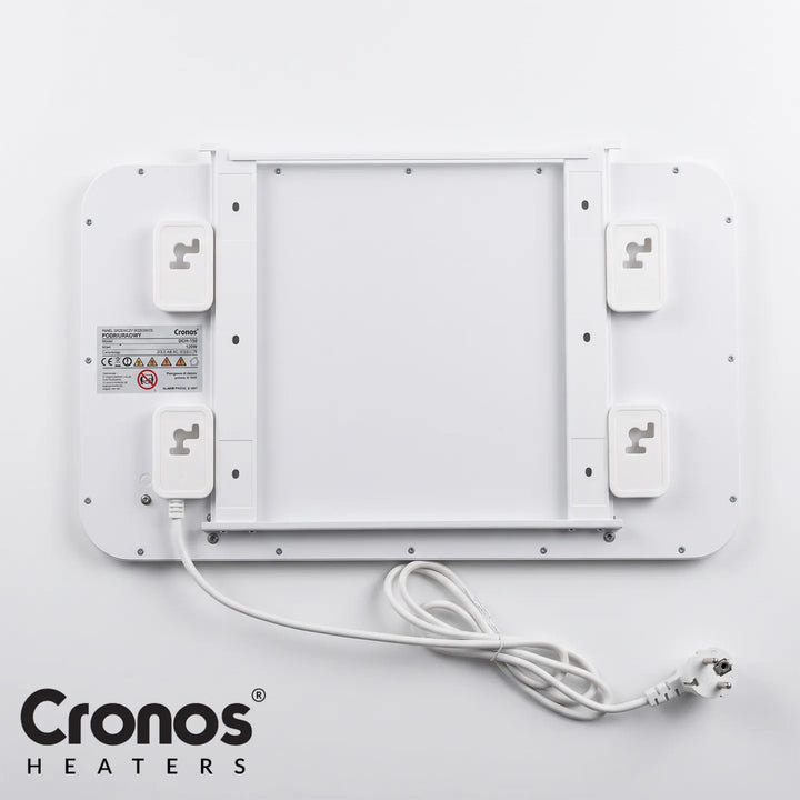 Cronos Under-Desk Infrared Heating Panel, 120W, timer, 3 heat settings, DCH-150