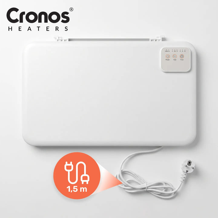 Cronos Under-Desk Infrared Heating Panel, 120W, timer, 3 heat settings, DCH-150