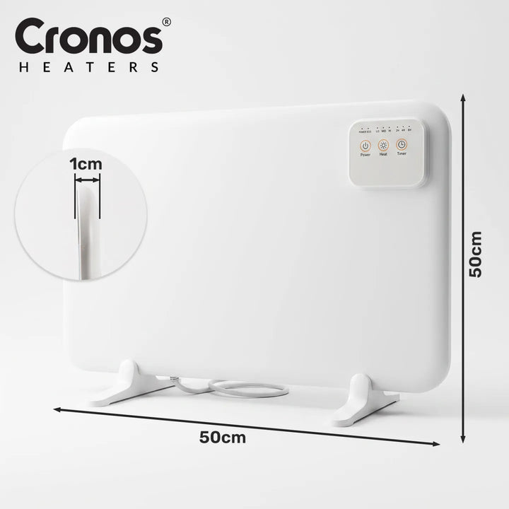 Cronos Under-Desk Infrared Heating Panel, 120W, timer, 3 heat settings, DCH-150