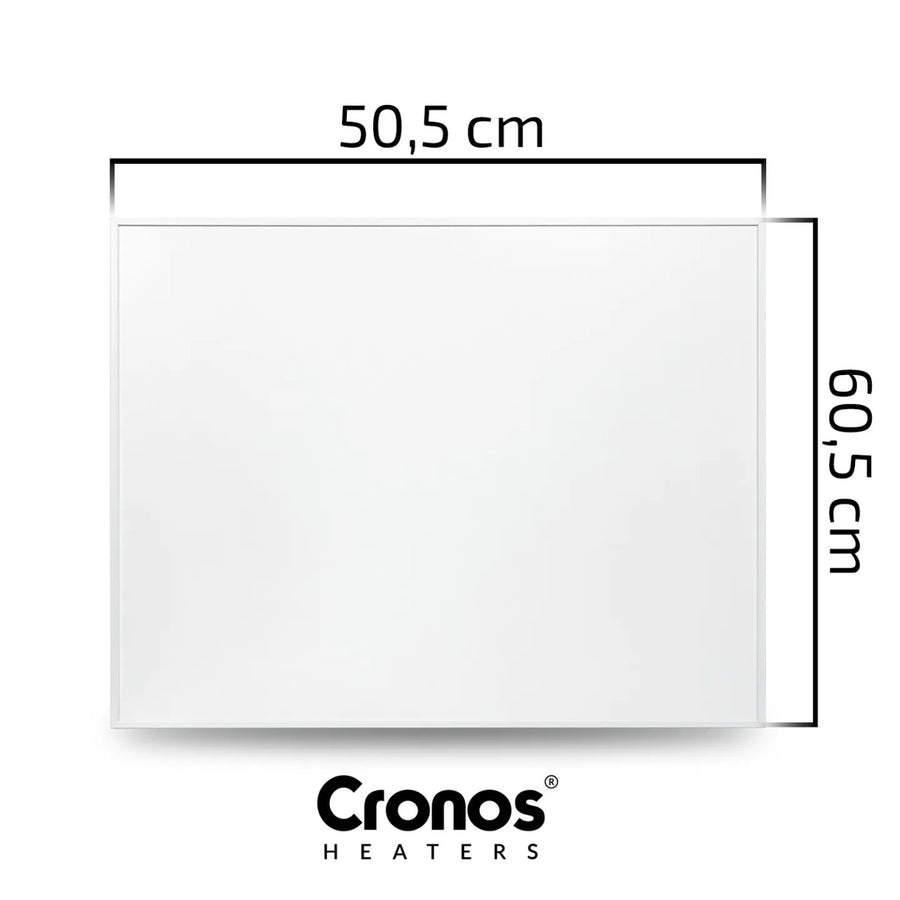 Cronos Graphene Infrared Heater, 300W, White, heats rooms up to 8 m², remote control, PRO CGP-300TWP