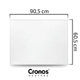 Cronos Graphene Infrared Heater, 580W, white, heats rooms up to 16 m², remote control, PRO CGP-580TWP