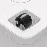 Moxom SimpleStore container, 40L capacity, transparent, snap-on lid, with casters, BPA-free, 04-0076