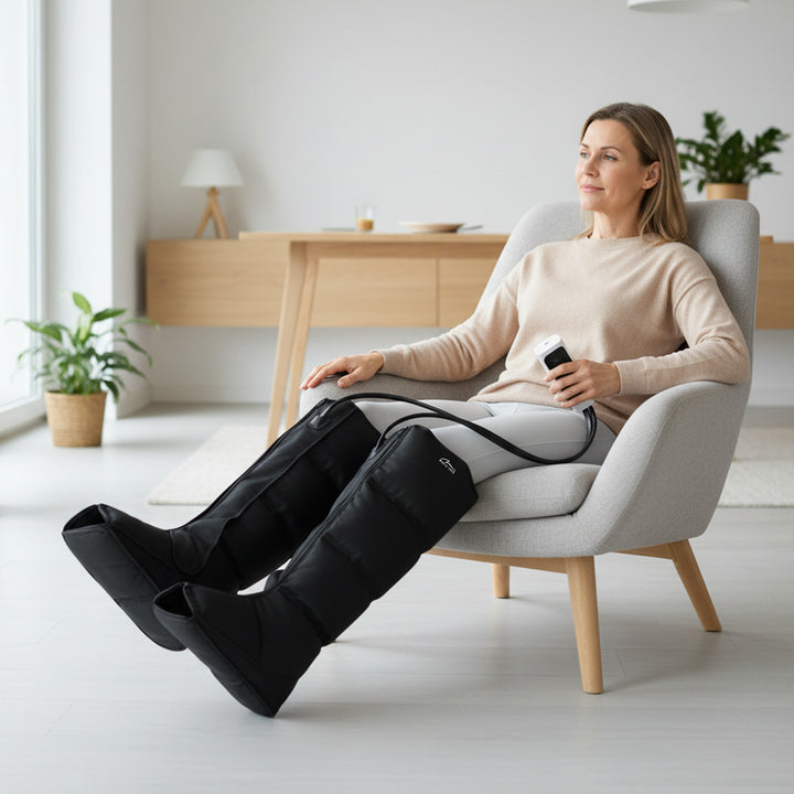 Lymphatic Leg Massager, Cordless, Heating, Mediatech, MT6542