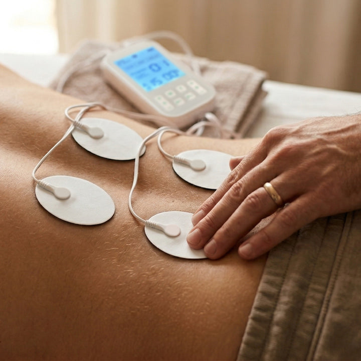 Massager and muscle electrostimulator, TENS/EMS, 3-in-1 stimulation, Mediatech, MT6543
