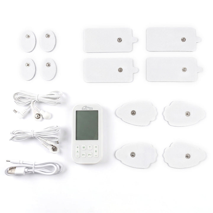Massager and muscle electrostimulator, TENS/EMS, 3-in-1 stimulation, Mediatech, MT6543