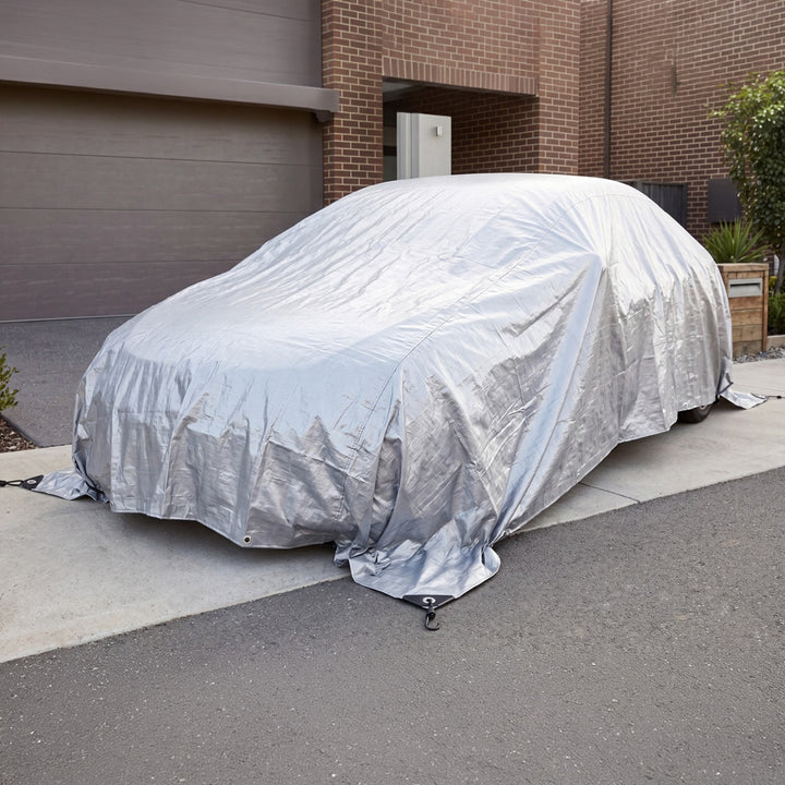 Silver Tarpaulin, 120g, 4x6m, VA0476, Waterproof, Vayox