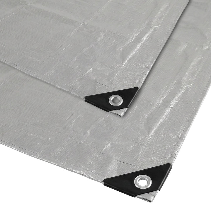 Silver Tarpaulin, 120g, 4x6m, VA0476, Waterproof, Vayox