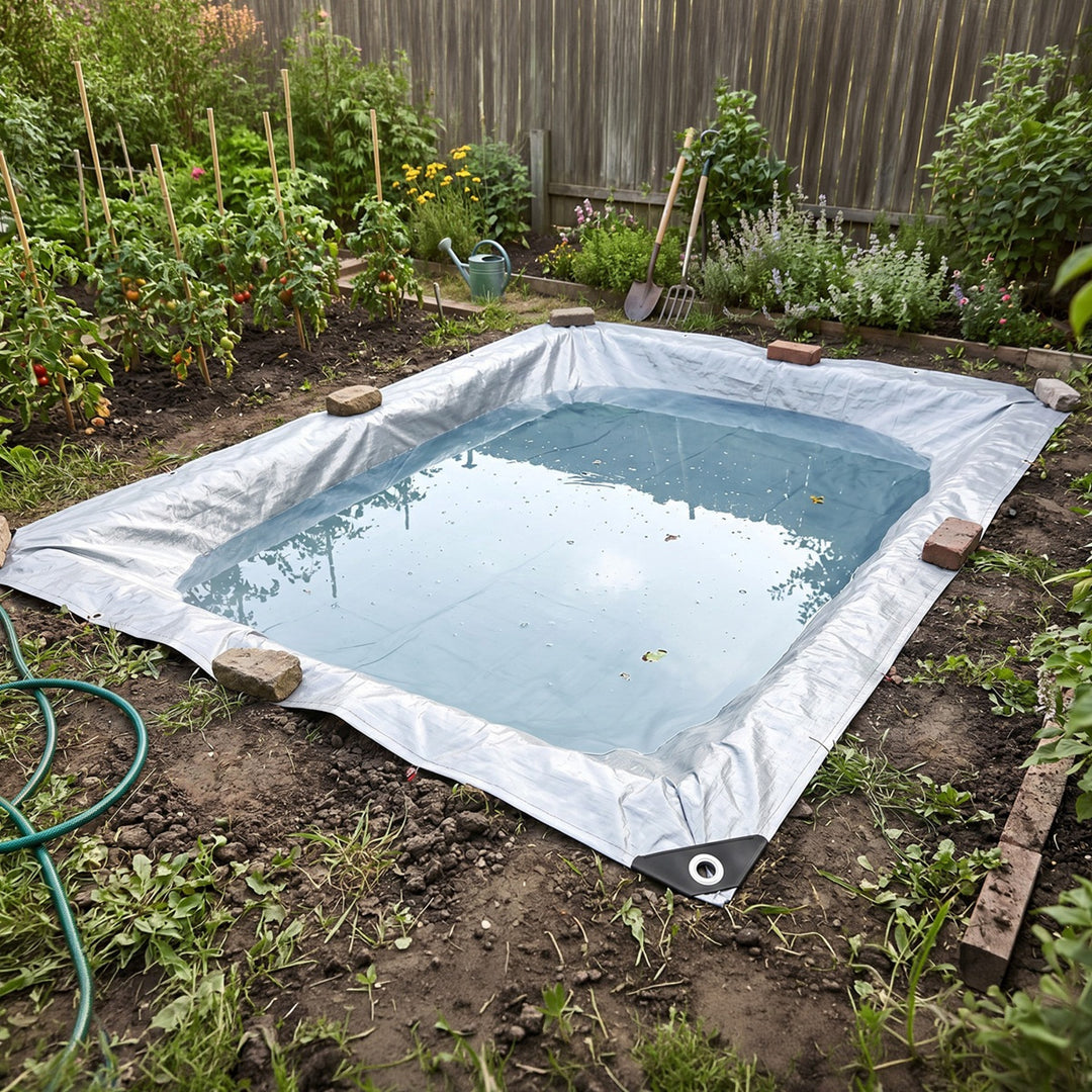 Silver Tarpaulin, 120g, 4x6m, VA0476, Waterproof, Vayox