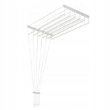 Ceiling-mounted clothes drying rack with 6 rods, 140 cm, drying area 8.4 m, Sepio