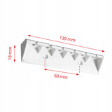Ceiling-mounted clothes drying rack with 6 rods, 140 cm, drying area 8.4 m, Sepio