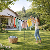 Rotating Garden Clothesline, 50 m, 4 Arms, Sepio