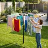 Rotating Garden Clothesline, 50 m, 4 Arms, Sepio