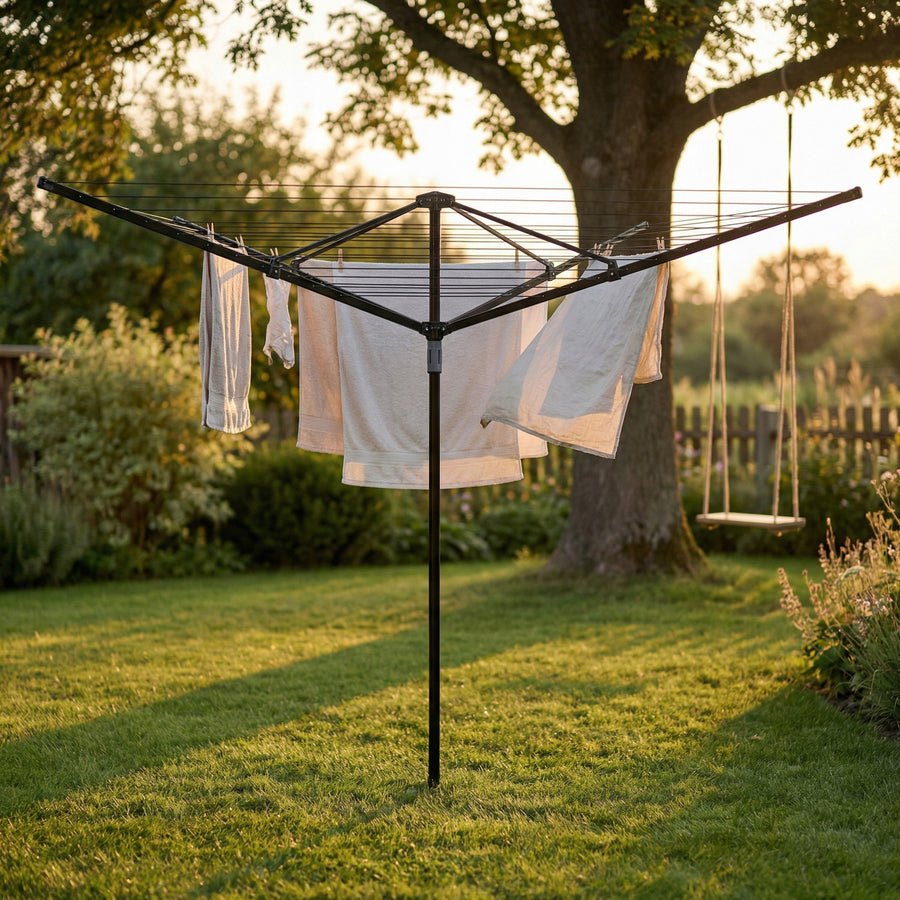 Rotating Garden Clothesline, 50 m, 4 Arms, Sepio