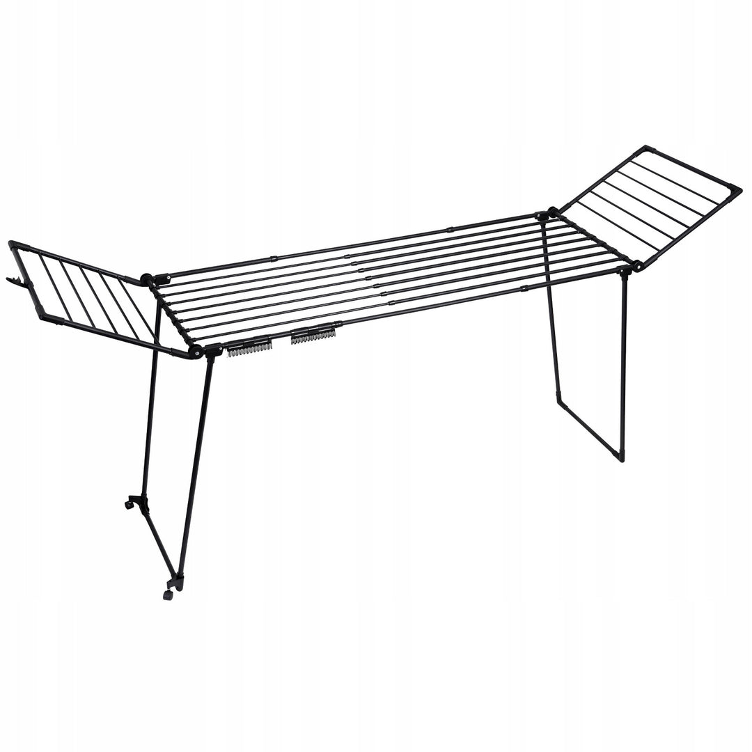 Clothes drying rack, 27 m of drying space, extendable, foldable, large freestanding model, Bona XXL, Sepio