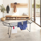 Clothes drying rack, 27 m of drying space, extendable, foldable, large freestanding model, Bona XXL, Sepio