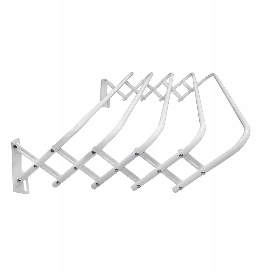 Harmonica-Style Clothes Drying Rack 60, for clothes and underwear, extendable, white, Model 103, Sepio