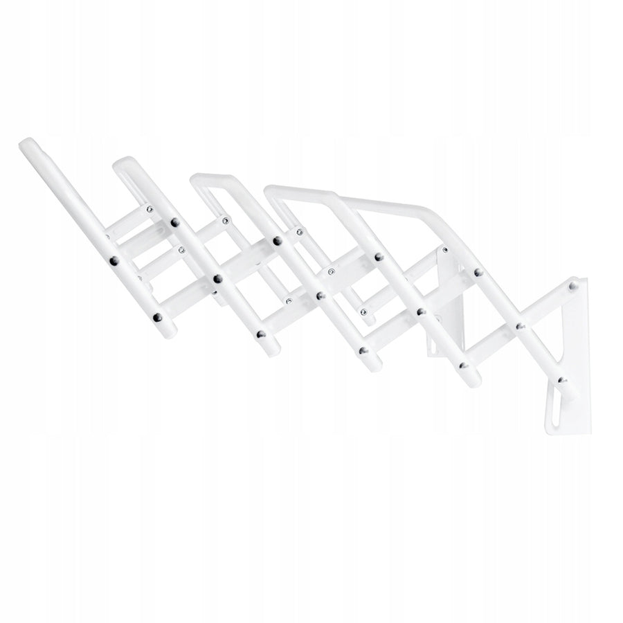 Harmonica-Style Clothes Drying Rack 60, for clothes and underwear, extendable, white, Model 103, Sepio