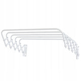 Harmonica-Style Clothes Drying Rack 60, for clothes and underwear, extendable, white, Model 103, Sepio