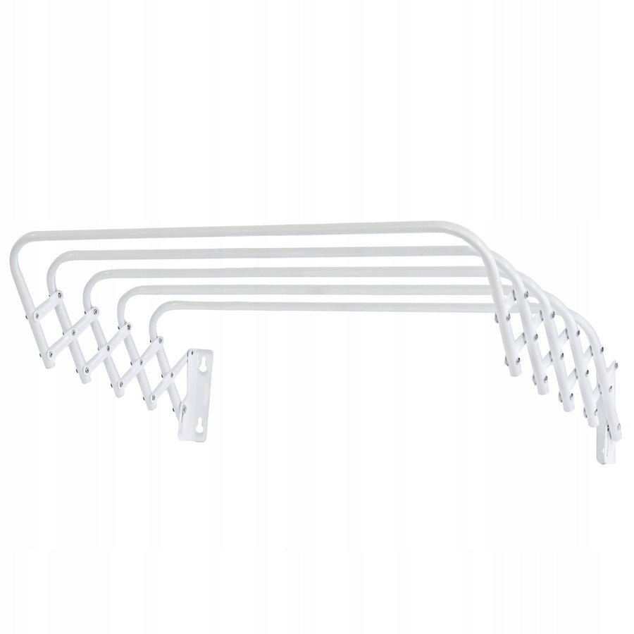 Harmonica-Style Clothes Drying Rack 60, for clothes and underwear, extendable, white, Model 103, Sepio