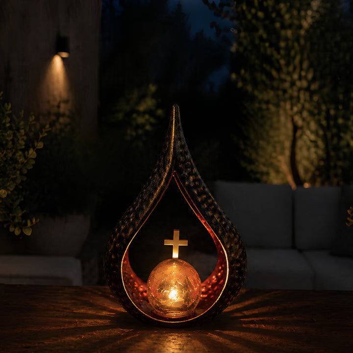 Solar Grave Candle, Tears of Remembrance, LED 0.06 W, 20,000-hour runtime, max brightness 2.5 lm, 77200, Znicz-lux