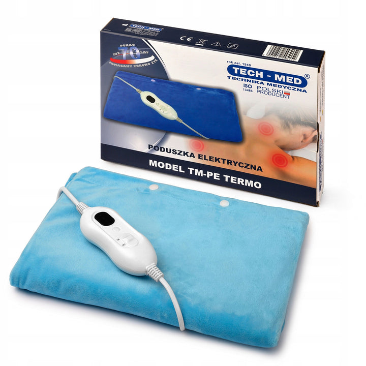 Electric Heating Pad, 4 Heat Settings, 30x40 cm, 100 W, TM-PE TERMO, Tech-Med