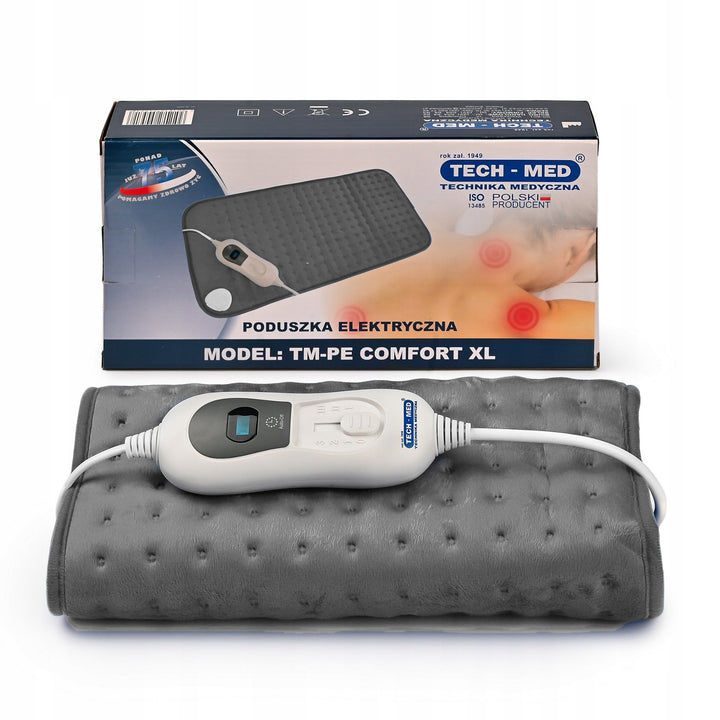 Electric heating pad, 3 heat settings, 30x60 cm, 100 W, TM-PE COMFORT XL, Tech-Med