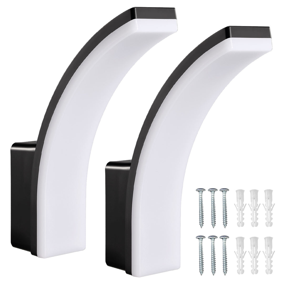 Maclean LED Light, Black, 20W, IP65, 2750 lm, Neutral White (4000K) MCE511 B, 2 pieces