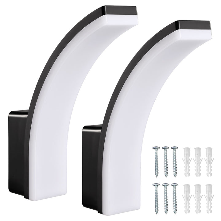 Maclean LED Light, Black, 20W, IP65, 2750 lm, Neutral White (4000K) MCE511 B, 2 pieces