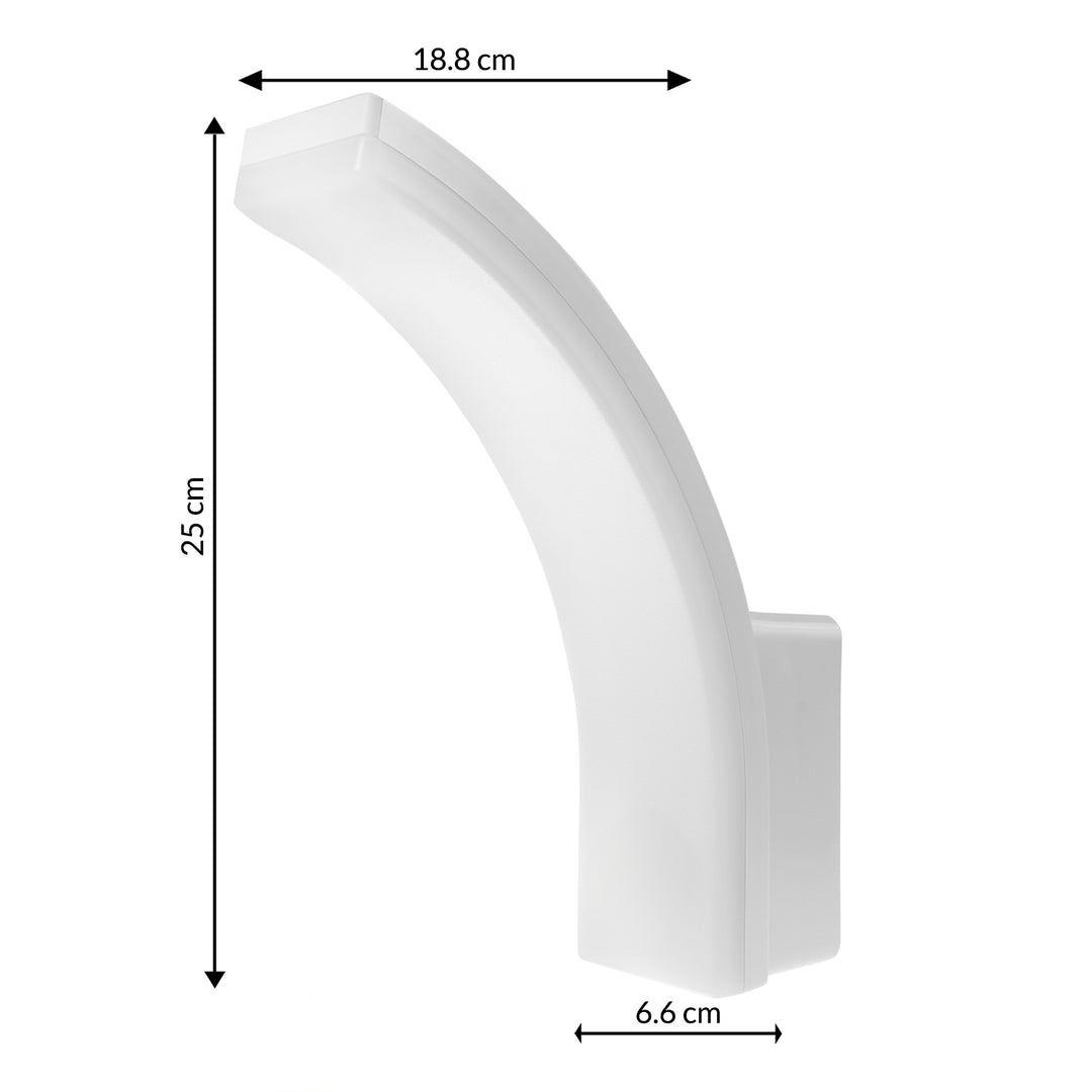 Maclean LED Lamp, white, 20W, IP65, 2750 lm, neutral white (4000K) MCE511 W, 2 pieces