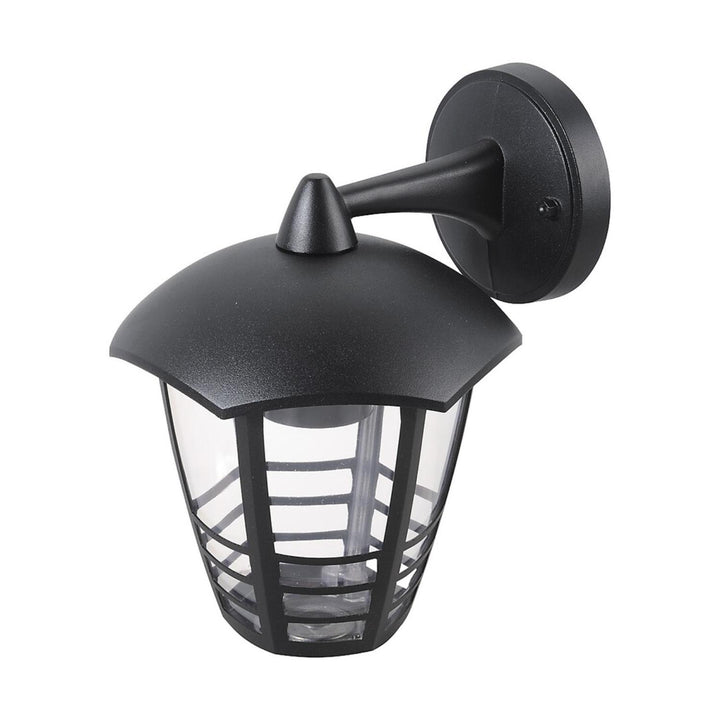 Rabalux Wall Sconce, Outdoor, IP44, E27, max 60W, Black, Marseille, 4 pieces