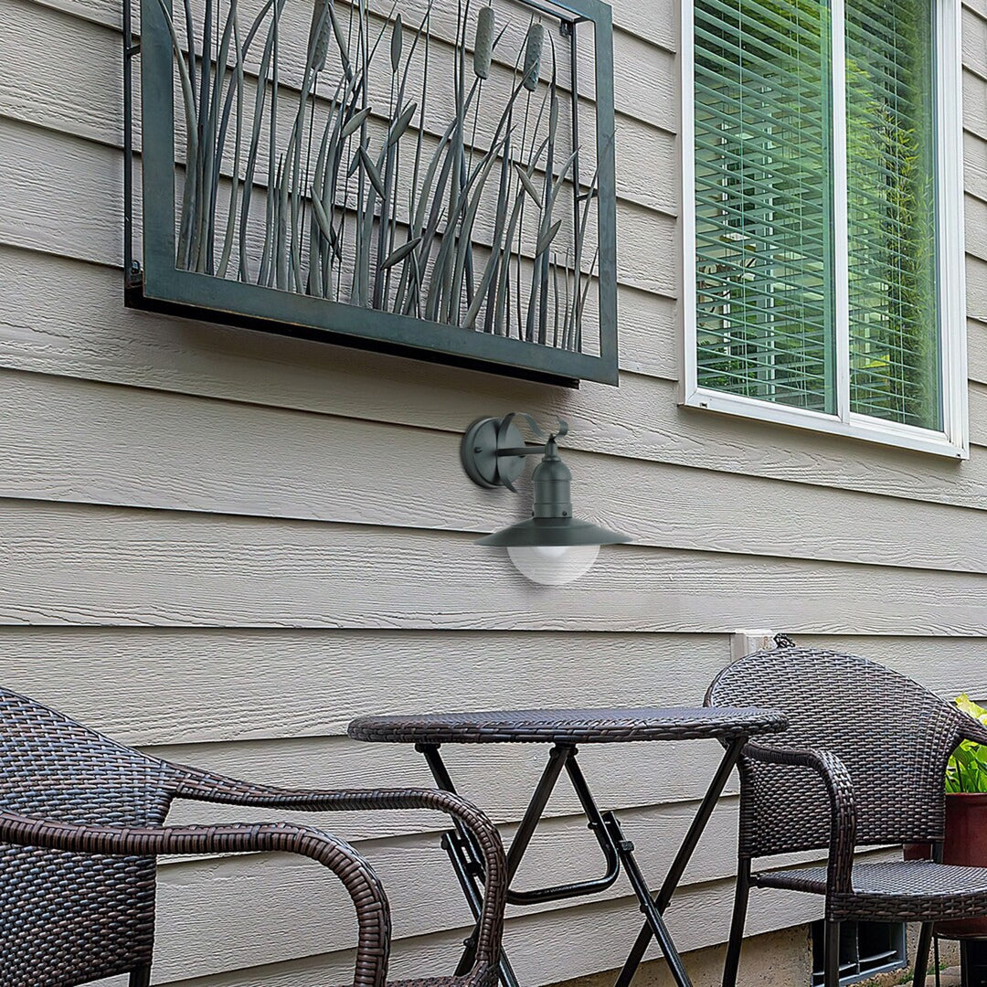 Rabalux Wall Sconce, Outdoor, IP44, E27, max 60W, Green, Oslo, 2 pieces