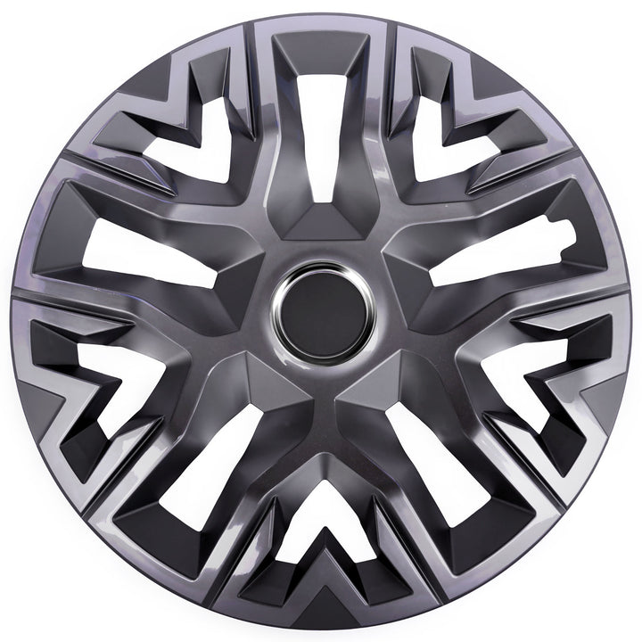 NRM PERFECTO GRAPHITE 14'' Universal Car Hubcap, Lacquered, 1 piece