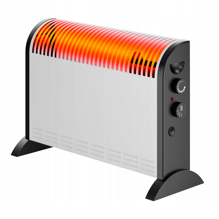 Extralink electric convection heater, 2000W, built-in fan for heat distribution, 3-level temperature control, turbo mode, LCV-06