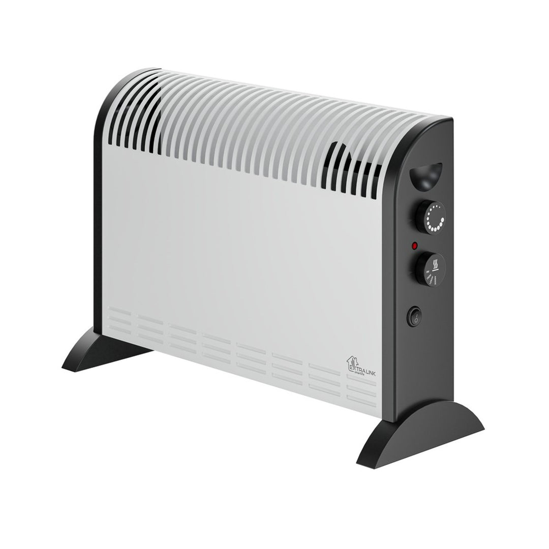 Extralink electric convection heater, 2000W, built-in fan for heat distribution, 3-level temperature control, turbo mode, LCV-06