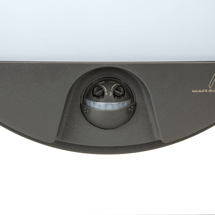 Maclean LED Light with Motion Sensor, PIR Sensor, Gray, 15W, IP54, 1100 lm, Neutral White, MCE291 W, 2 pieces