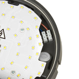 Maclean LED Light with Motion Sensor, PIR Sensor, Gray, 15W, IP54, 1100 lm, Neutral White, MCE291 W, 2 pieces