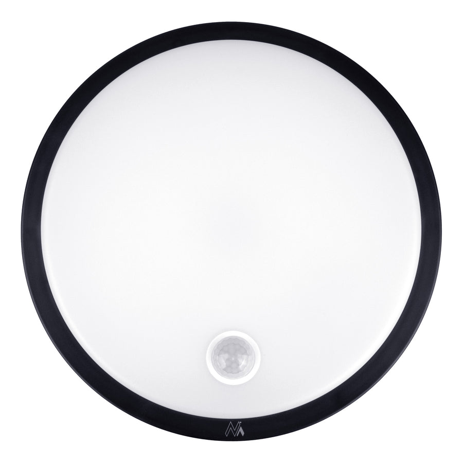 Maclean LED Light with Motion Sensor, PIR Sensor, Black, 10W, IP65, 1000 lm, Neutral White, MCE525 B, 2 pieces