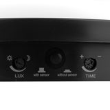 Maclean LED Light with Motion Sensor, PIR Sensor, Black, 10W, IP65, 1000 lm, Neutral White, MCE525 B, 2 pieces