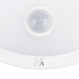 Maclean LED Light with Motion Sensor, PIR Sensor, White, 10W, IP65, 1000 lm, Neutral White, MCE525 W, 2 pieces