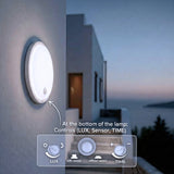 Maclean LED Light with Motion Sensor, PIR Sensor, White, 10W, IP65, 1000 lm, Neutral White, MCE525 W, 2 pieces