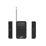 LEGA LXLTC2029C Pocket Radio with AM/FM/AUX, LTC battery power supply + 2x Varta Industrial AA alkaline batteries